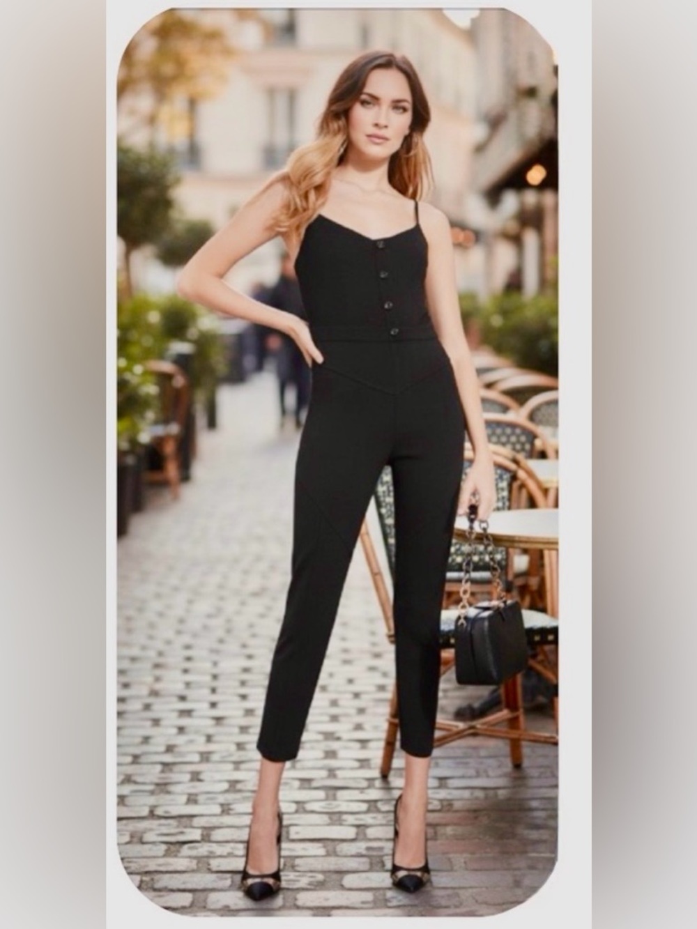 *NWOT* Guess Eco Sleeveless Emma Jumpsuit• Size XL•